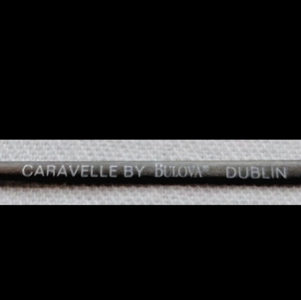 Vintagr Caravelle by Bulova Dublin Oval Titaniu Pewter Full Rim Frames - Picture 2 of 3